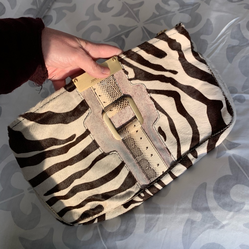 Jimmy Choo Zebra clutch - Picture 2 of 2